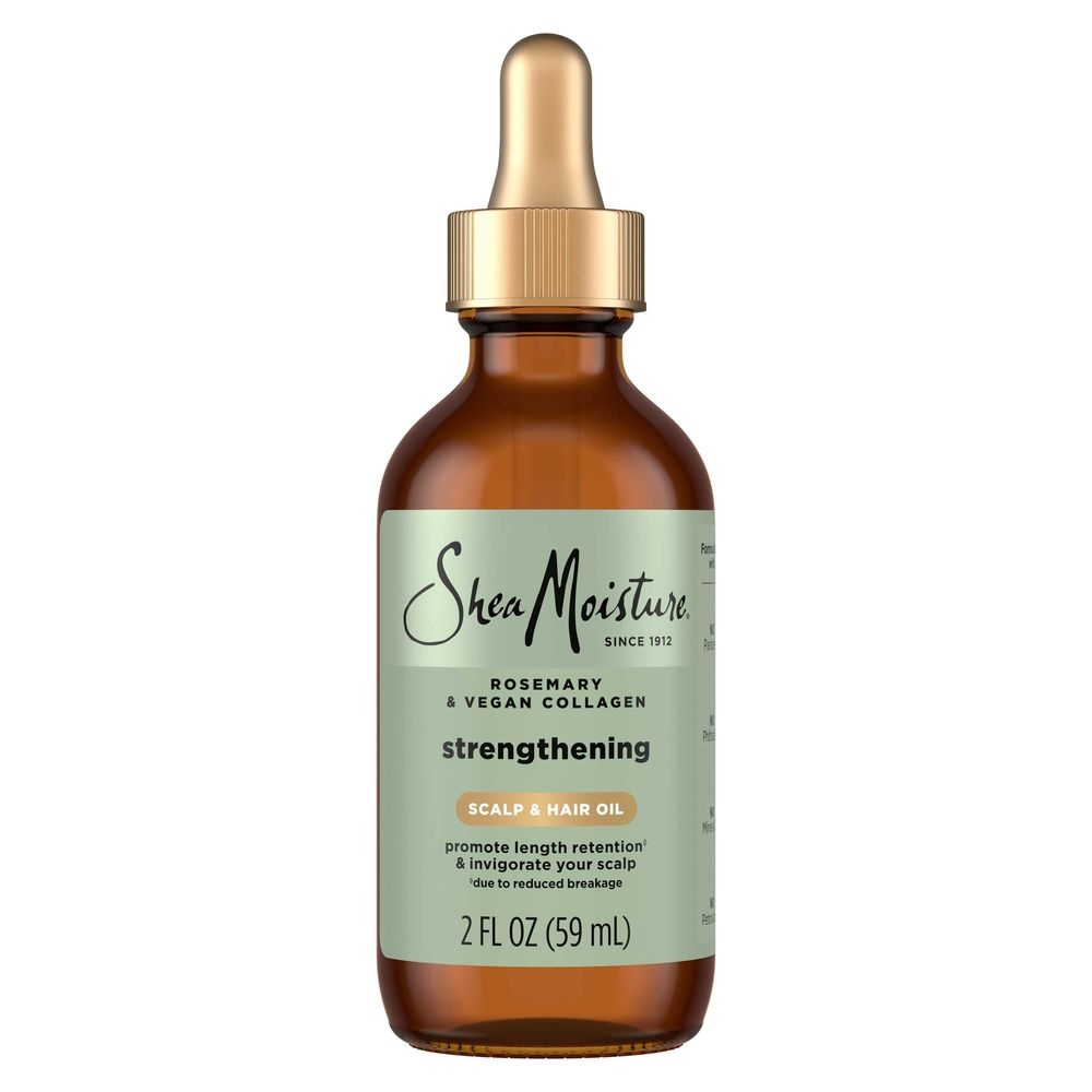 Shea Moisture Rosemary and Collagen Strengthening Scalp Hair Oil, 2 Fluid Ounce -- 12 per case