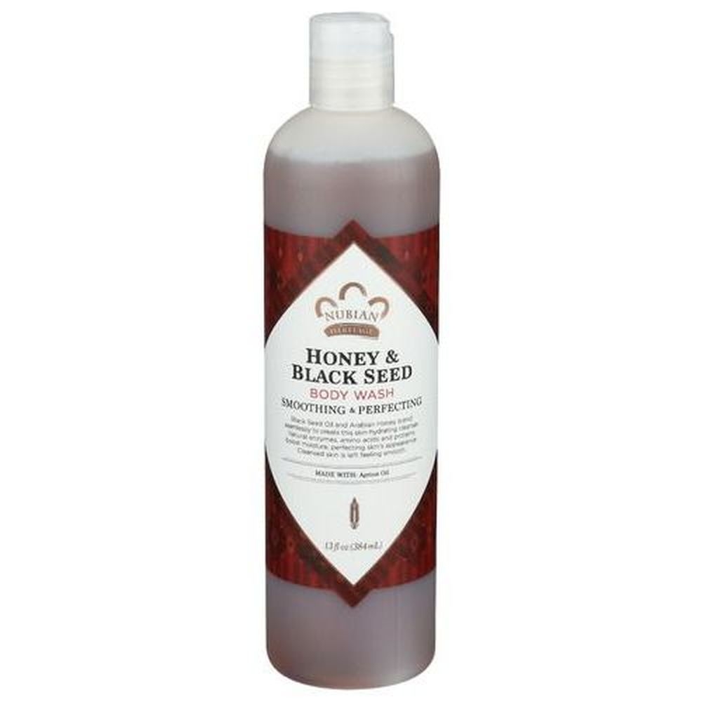Nubian Heritage Honey and Black Seed Body Wash, 13 Fluid Ounce -- 3 per case