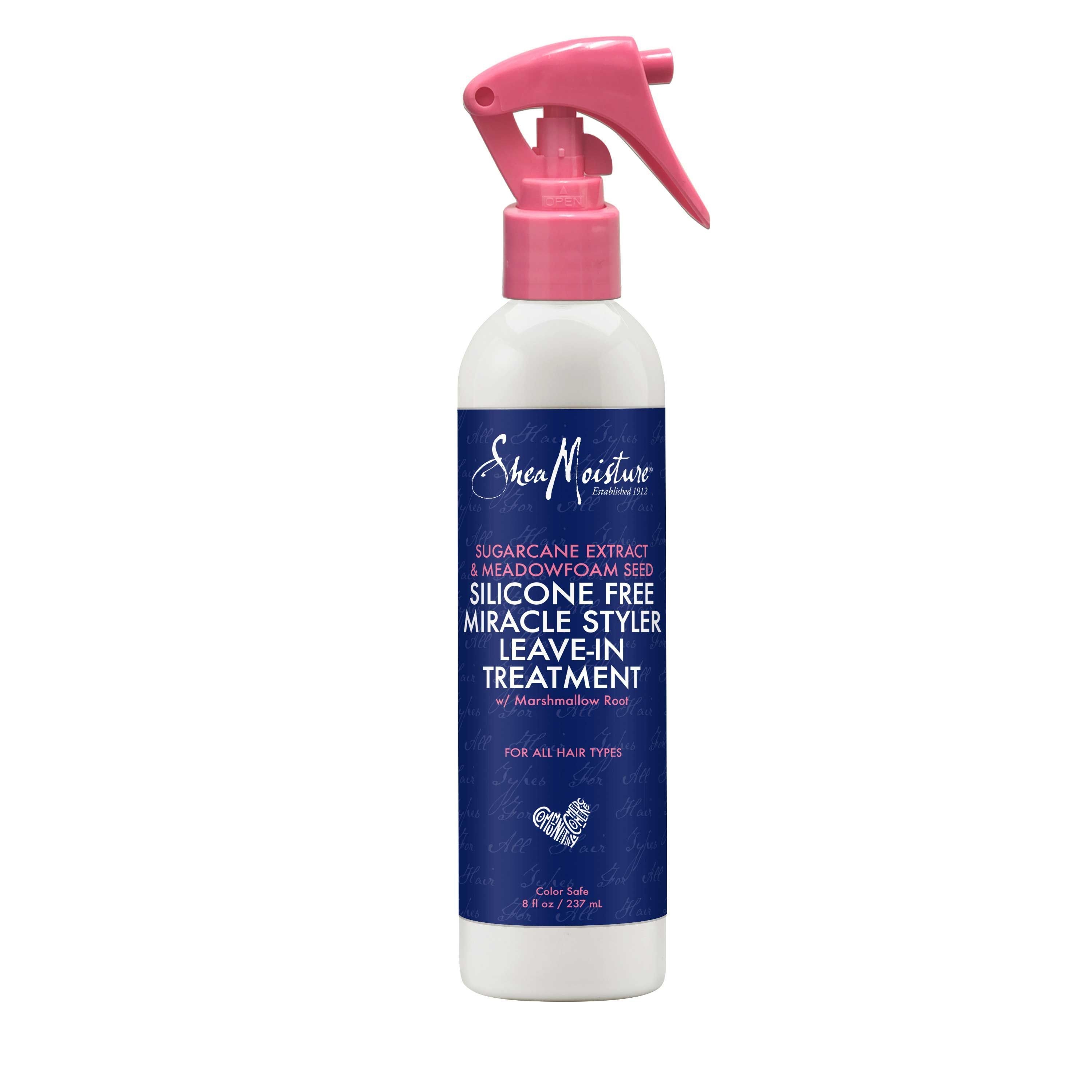 Shea Moisture Sugarcane Extract and Meadow Foam Seed Leave in Treatment, 8 Fluid Ounce -- 12 per case