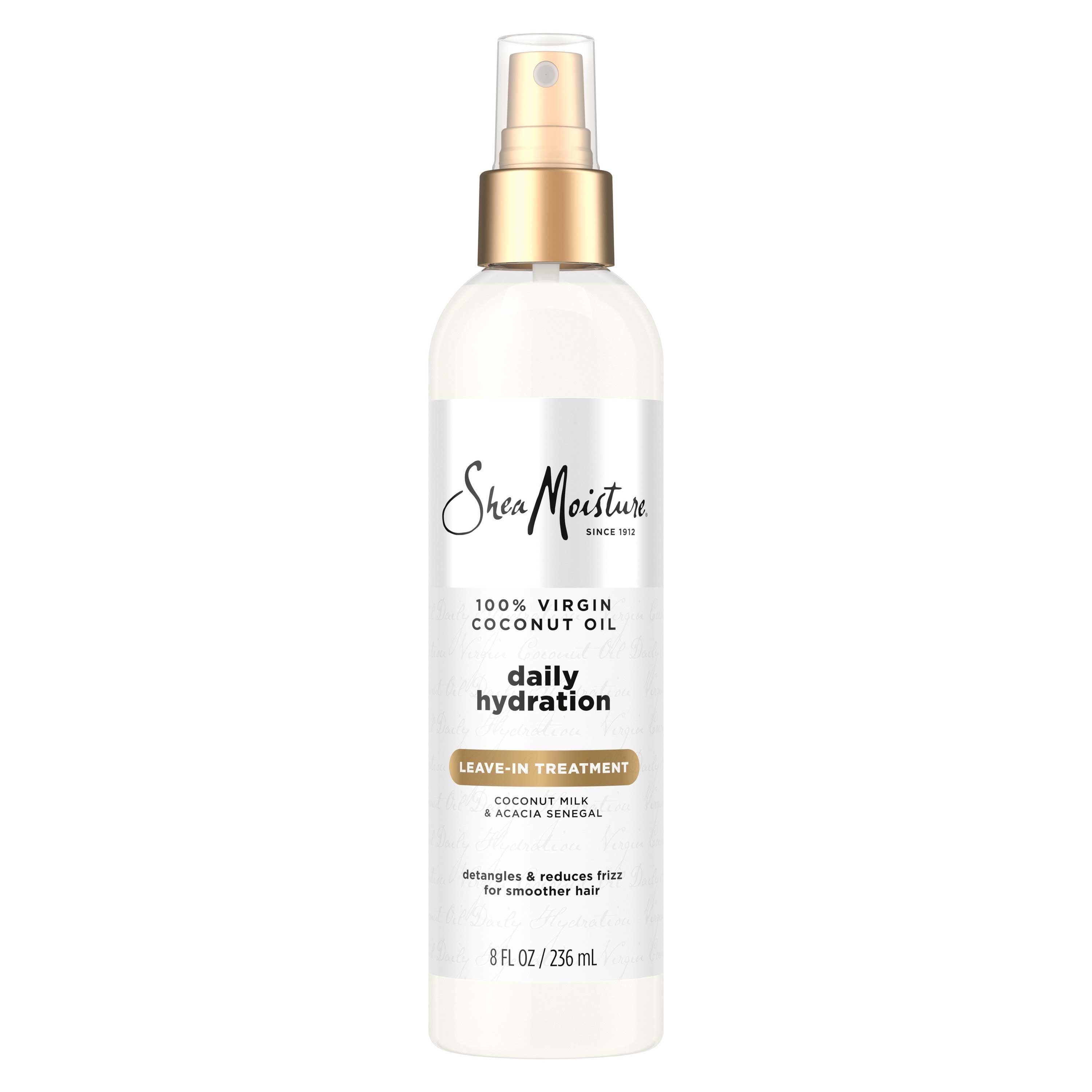 Shea Moisture 100 Percent Virgin Coconut Oil Leave in Treatment, 8 Fluid Ounce -- 12 per case