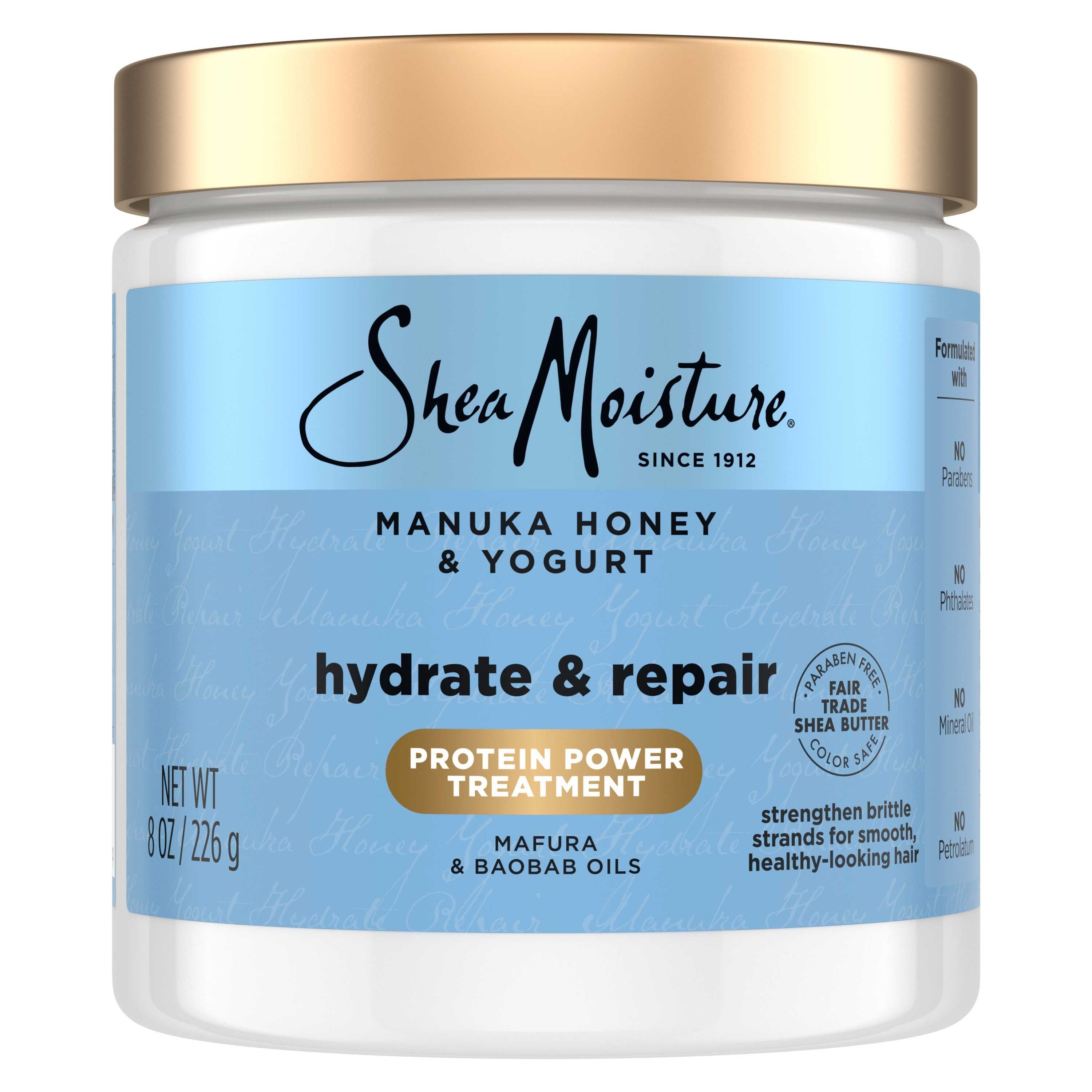 Shea Moisture Manuka Honey and Yogurt Hydrate Hair Treatment, 8 Fluid Ounce -- 12 per case