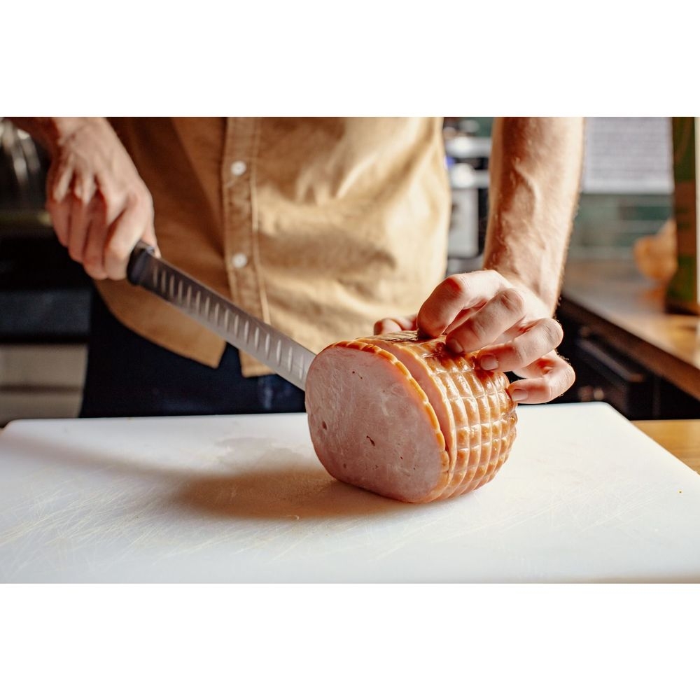 Mercer Culinary Millennia Black Granton Edge Slicer, 14 inch