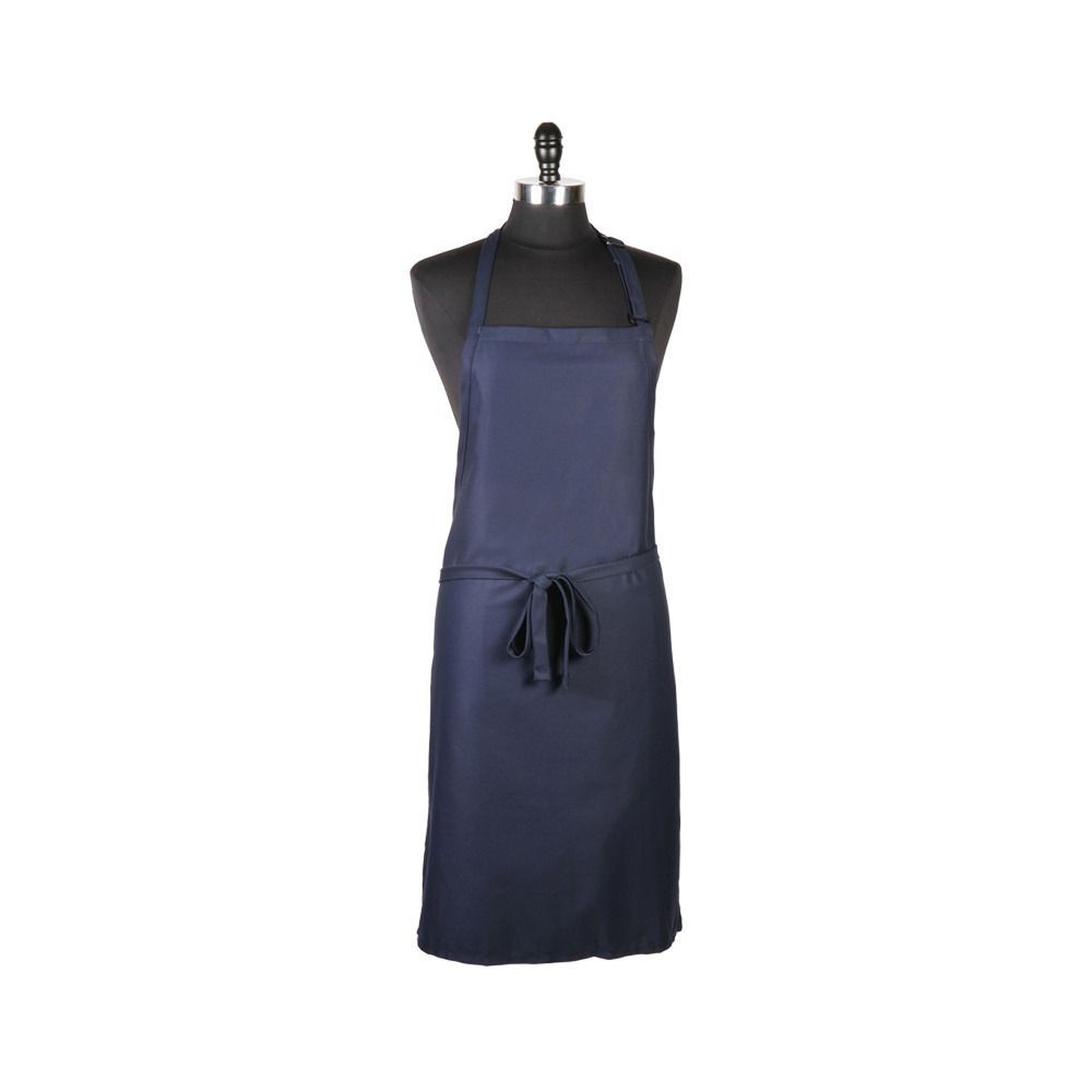 Mercer Culinary Navy Blue Genesis Bib Apron without Pocket