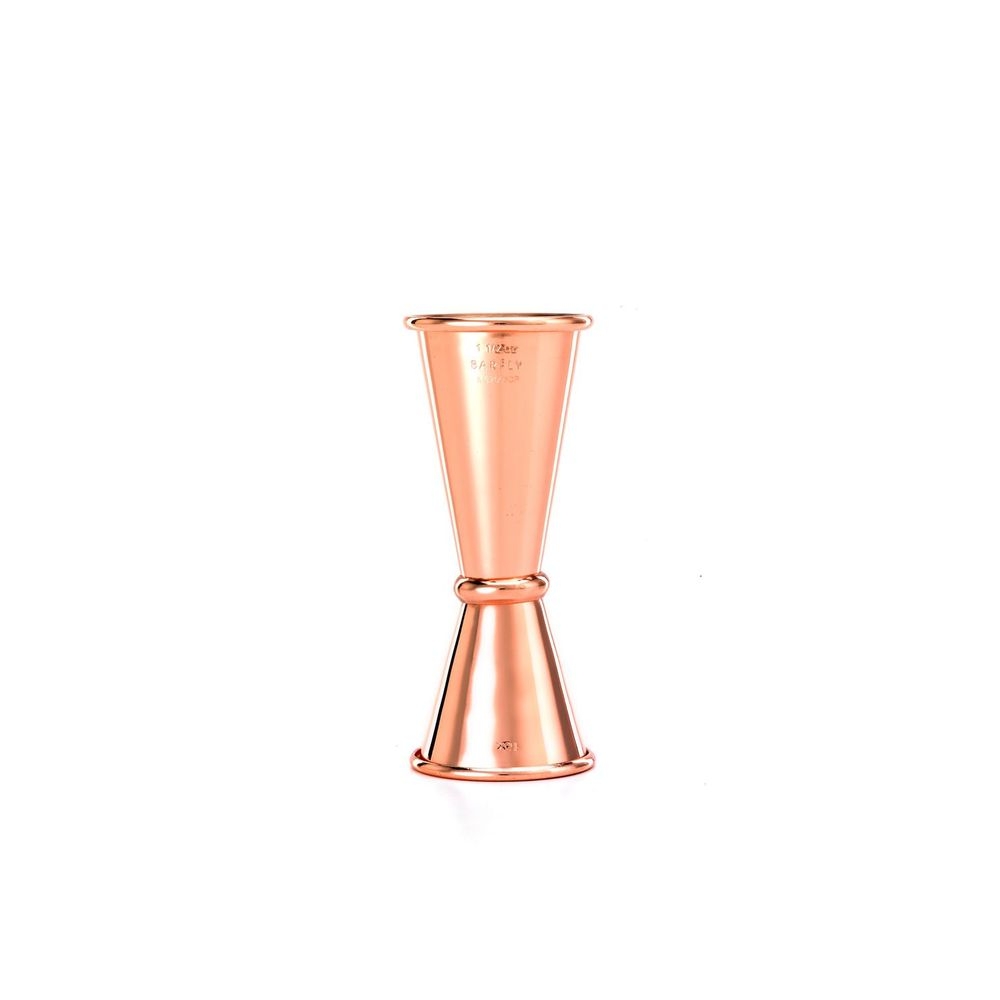 Barfly Copper Plated Japanese Style Jigger, 1 x 1 1/2 Ounce