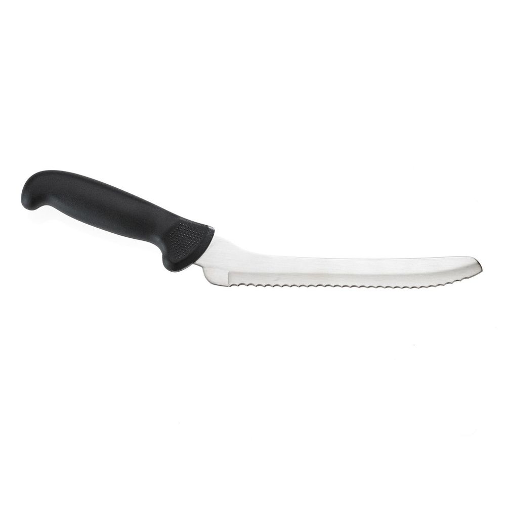 Mercer Culinary Black Serrated Bread Knife, 8 inch