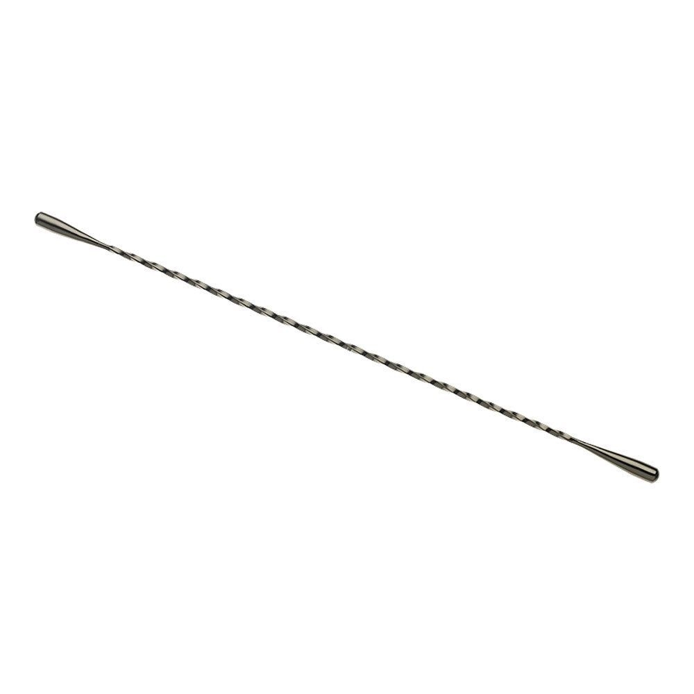 Barfly Gun Metal Black Double End Stirrer, 13 3/16 inch