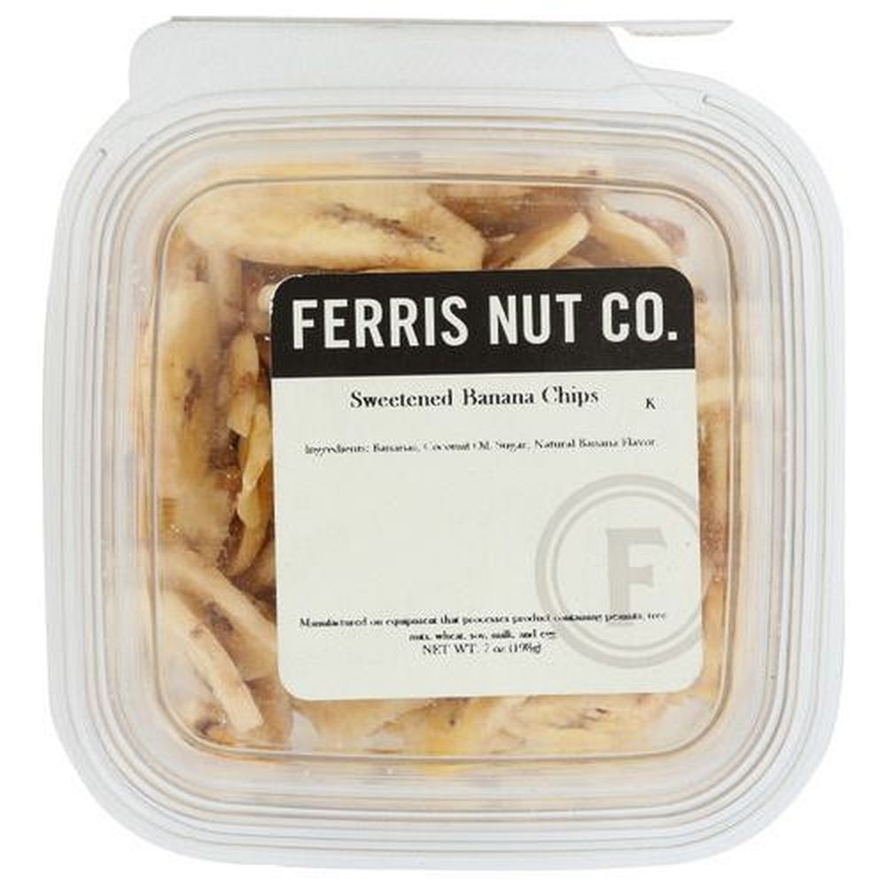 Ferris Coffee and Nut Sweetened Banana Chips, 8 Ounce -- 12 per case