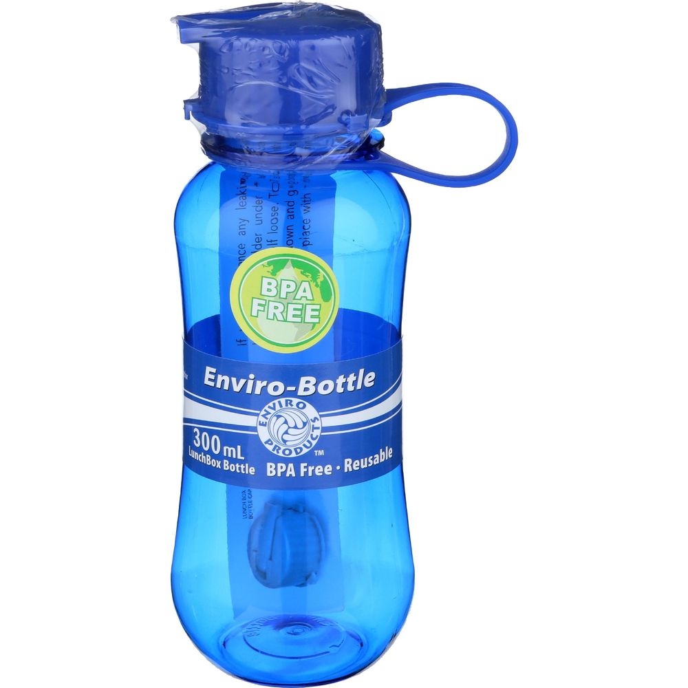 New Wave Enviro Reusable Plastic Lunch Box Bottle, 10 Ounce -- 3 per case
