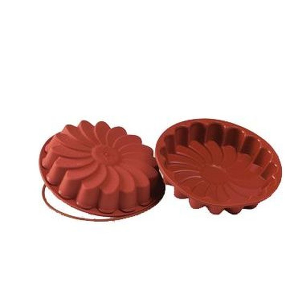 Silikomart Silicone Non Stick Non Toxic Daisy Mold, 8 2/3 inch Dia X 1 3/4 inch Height