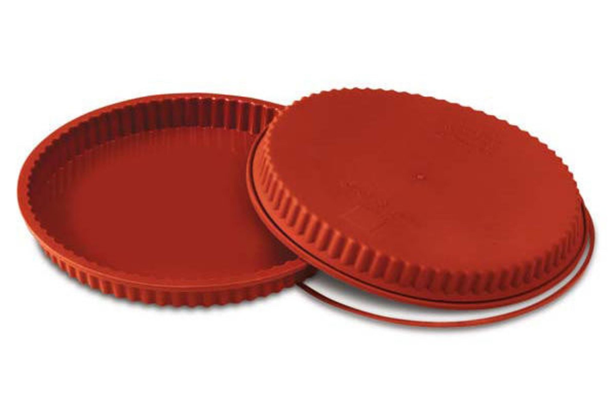 Silikomart Uniflex Alimentary Silicone Flan Mold, 10 15/64 x 1 3/16 inch Height