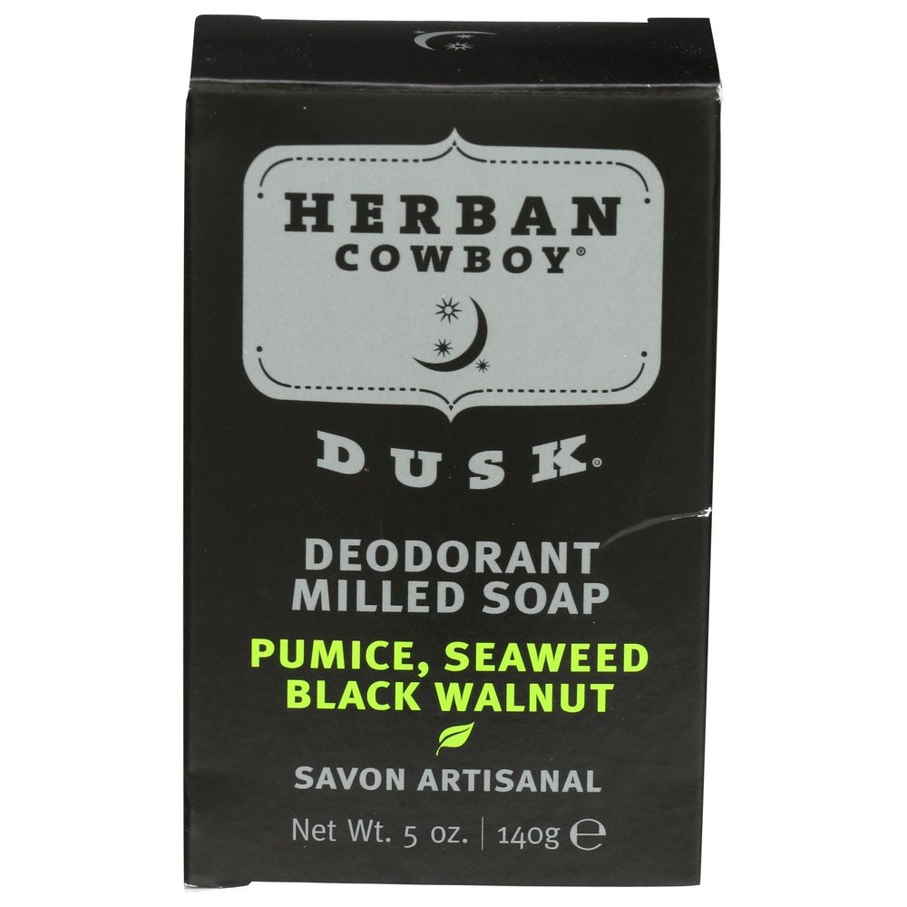 Herban Cowboy Dusk Deodorant Milled Soap, 5 Ounce