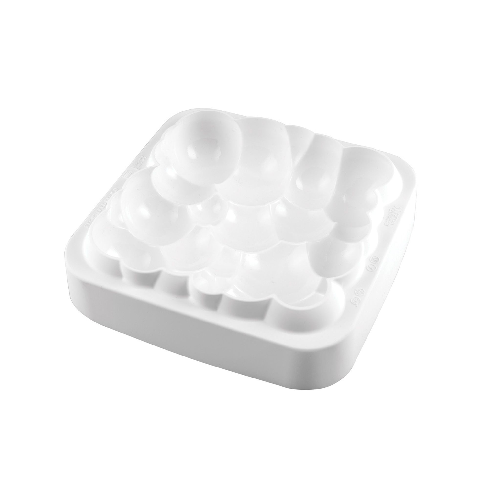 Silikomart Silicone Cloud 1600 1 Cavity Mold, 7.87 inch Length x 7.87 inch Width 2.16 inch Height