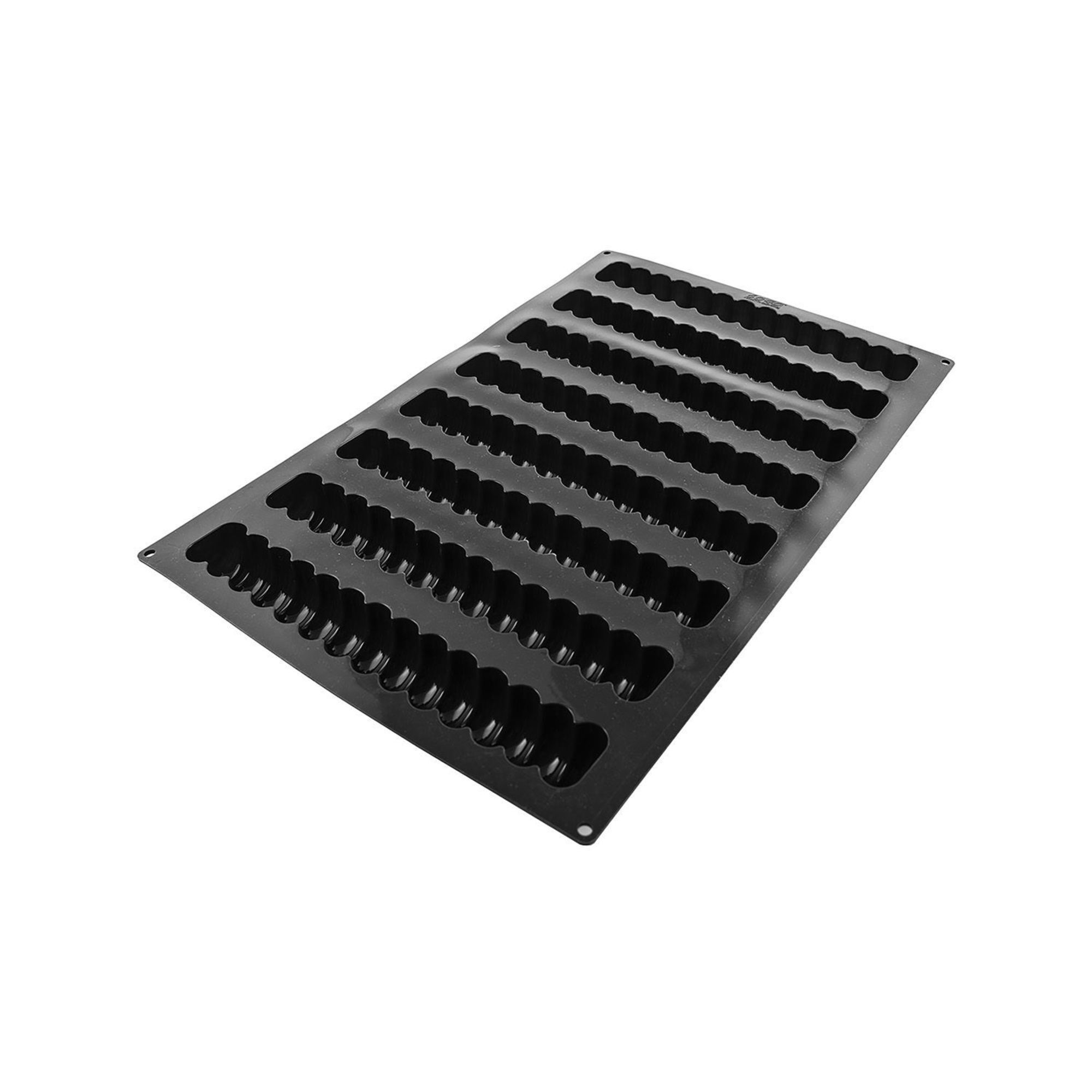 Silikomart Black Silicone 8 Cavities Infinity Mold, 24 x 16 x 2 inch