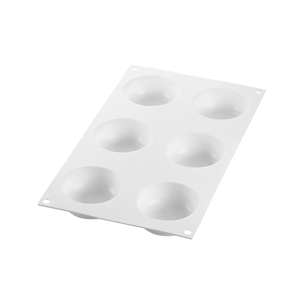 Silikomart CurveFlex Silicone 6 Cavity Universo 90 Mold, 2.6 inch Dia