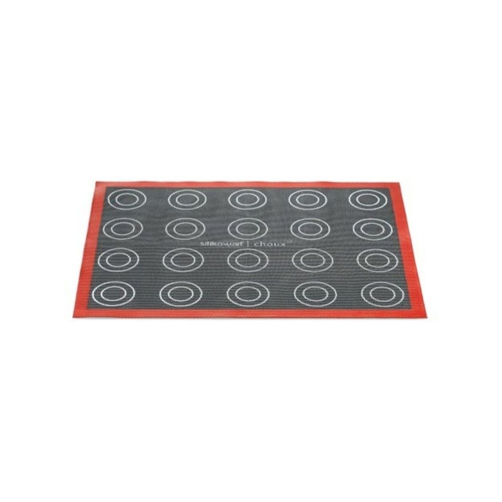Silikomart Microperforated Silicone Choux and Eclair Air Mat, 11.81 inch Length x 15.75 inch Width