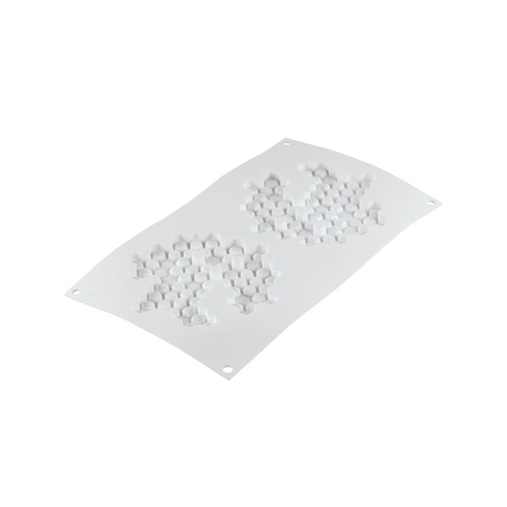 Silikomart Decorative Element 2 Cavities Miel Silicone Mold, 140 x 10 Millimeter Cavity
