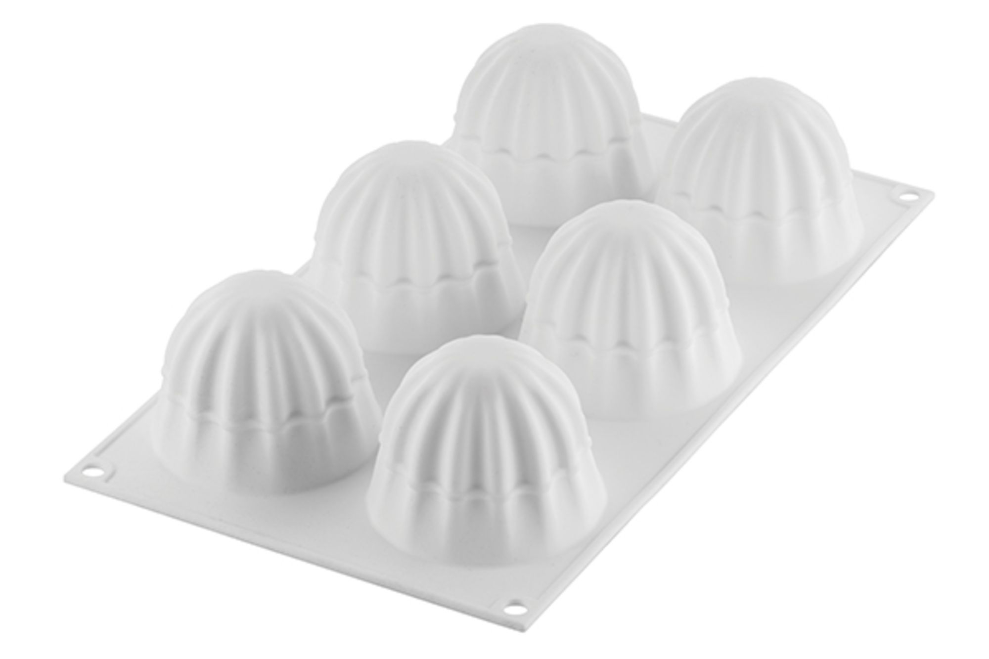 Silikomart CurveFlex Silicone 6 Cavities Supernova Mold, 2.51 inch