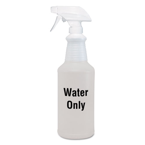 Diversey Clear Water Only Spray Bottle, , 32 Ounce Capacity -- 12 per case