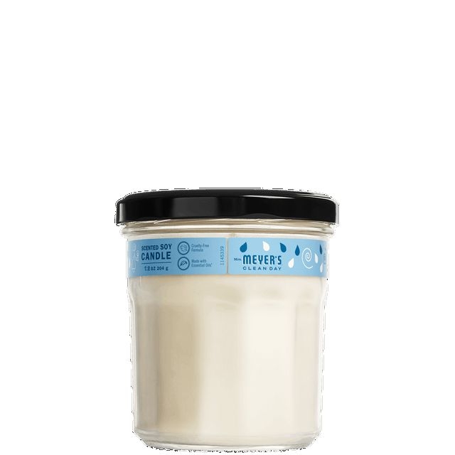 Mrs Meyers Clean Day Rain Water Soy Candle, 7.2 Ounce -- 6 per case