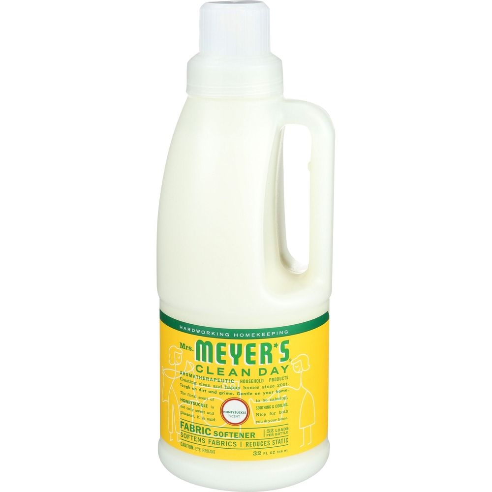 Mrs Meyers Honeysuckle Scent Fabric Softener, 32 Fluid Ounce -- 6 per case