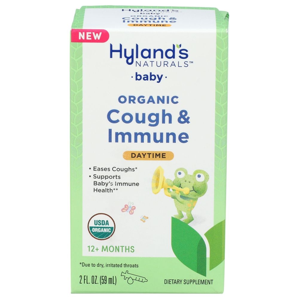Hylands Naturals Organic Baby Daytime Cough and Immune, 2 Fluid Ounce