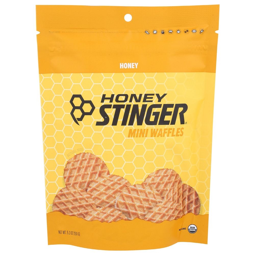 Honey Stinger Organic Honey Mini Waffle, 5.3 Ounce -- 5 per case