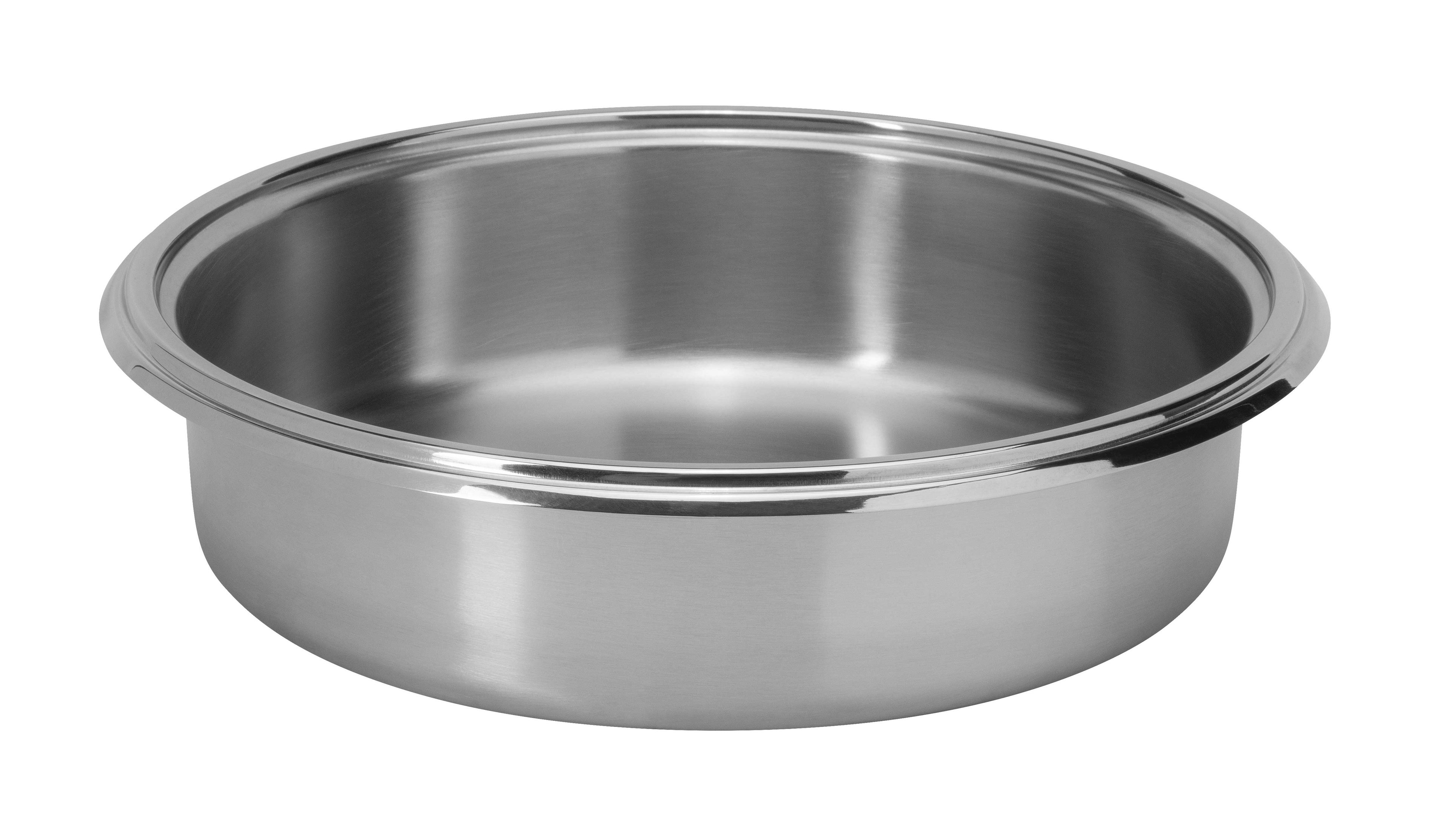 Rosseto Stainless Steel Round Food Pan, 4.75 Quart