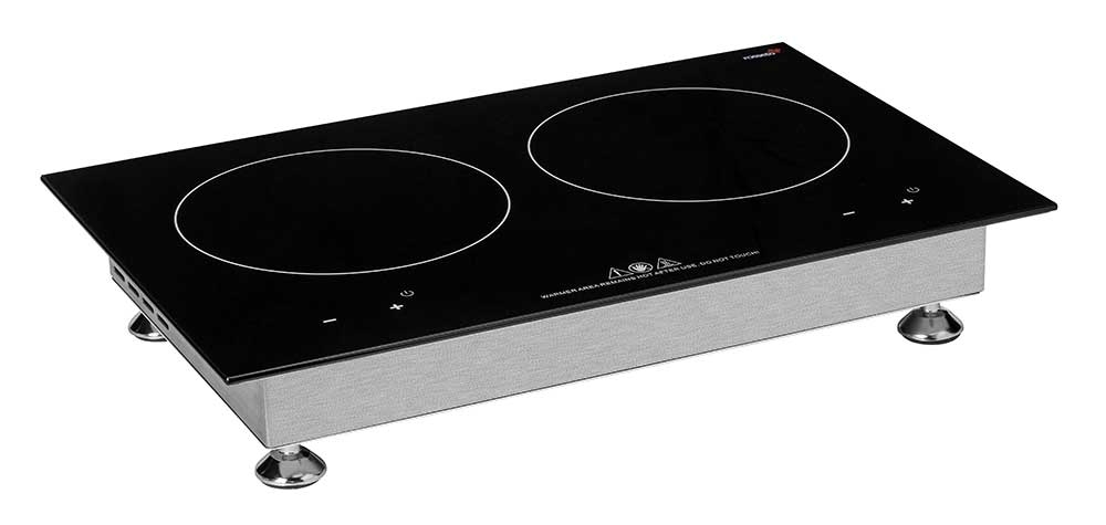 Rosseto Double Touch-Top Control Induction Heater, 23 x 15 x 4.5 inch