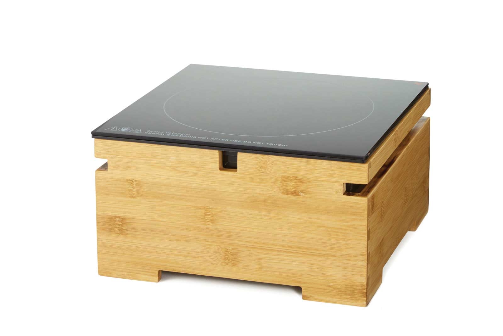 Rosseto Multi Chef 120 Volt 60 Hertz Single Touch Top Induction Heater with Bamboo Base, 11.75 Ã— 11.75 Ã— 6.5 inch
