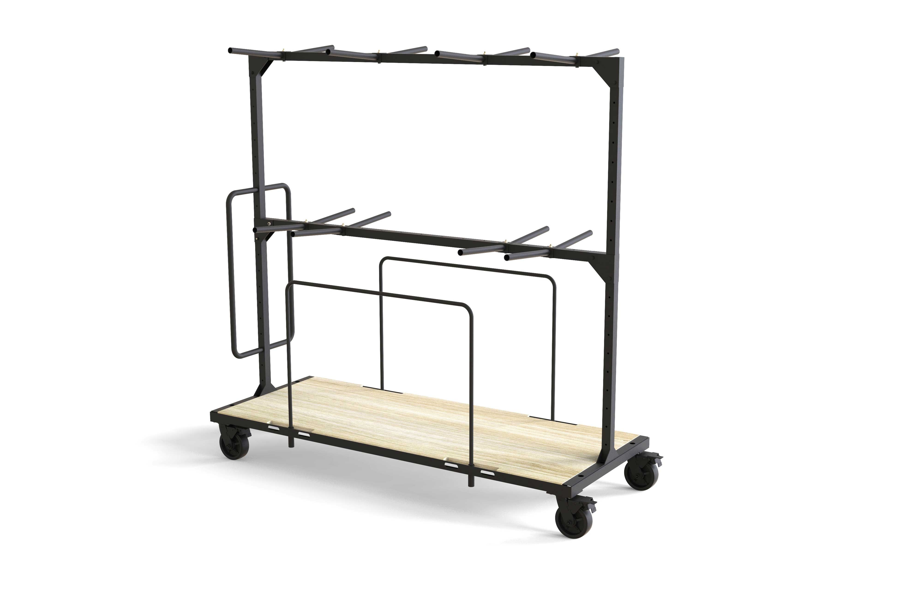 Rosseto Modulite Storage Cart, 76.6 x 30 x 78.3 inch