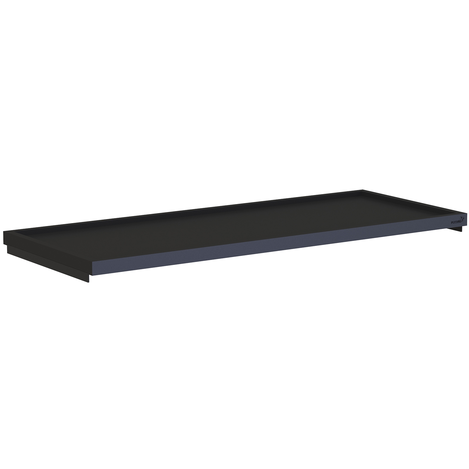 Rosseto Modulite Black Bamboo Shelf, 33.5 Ã— 13.5 Ã— 1.3 inch