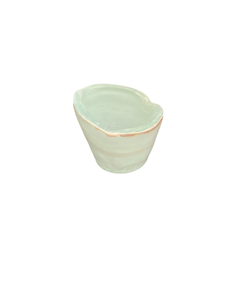 Rosseto Aroma Gold and White Mini Round Conical Bowl, set of 12