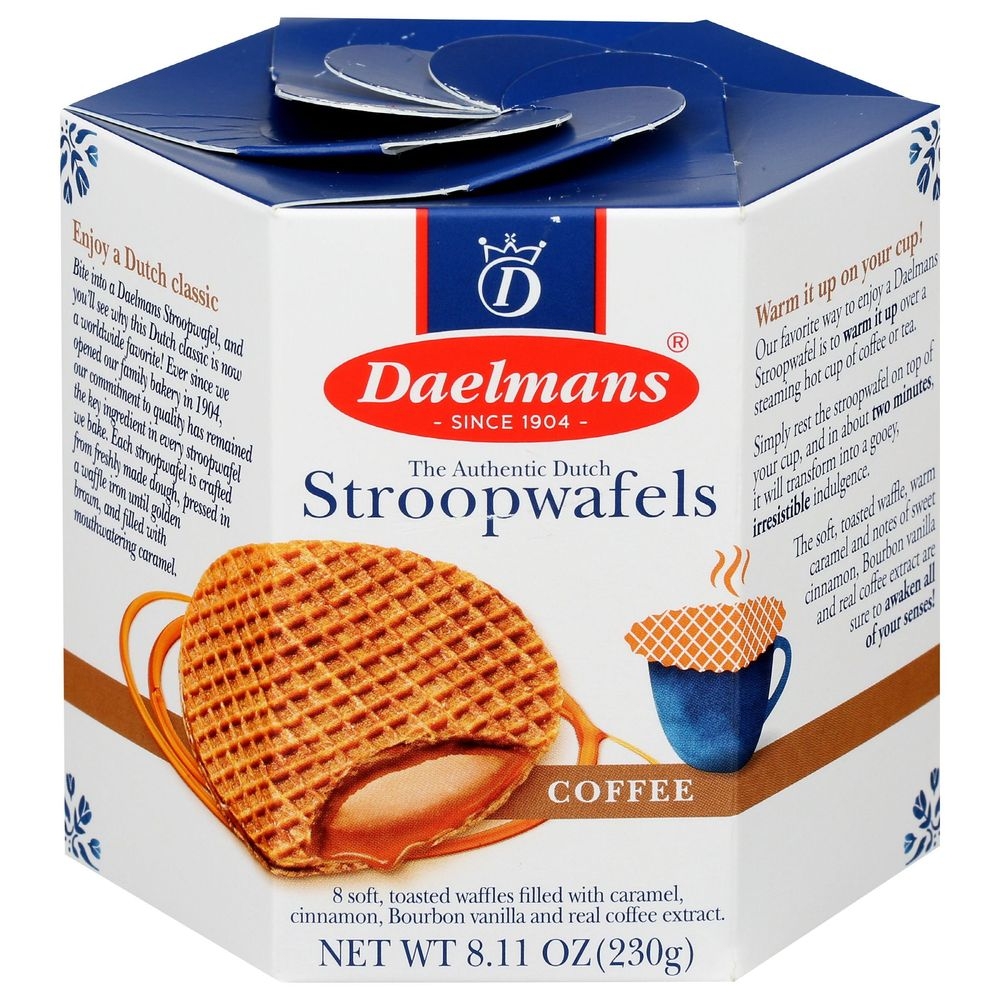 Daelmans Coffee Stroopwafels, 8.11 Ounce -- 9 per case