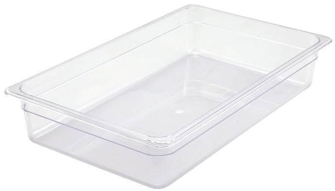 Winco Polyware Full Size Food Pan, 4 inch.