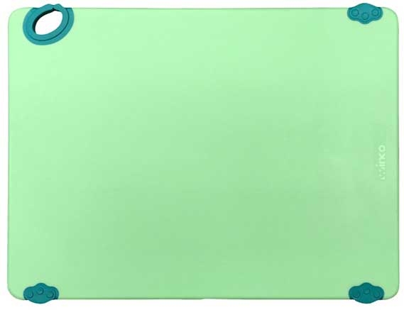 Winco Statik Board Green Cutting Board with Hook, 18 x 24 x 1/2 inch -- 6 per case