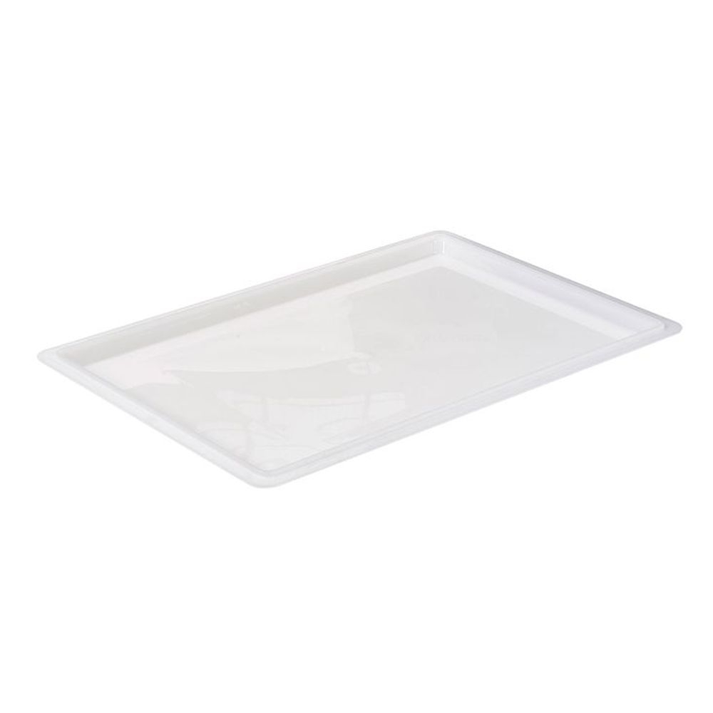 Winco PFFW-C Polypropylene White Cover for PFFW-Series Full-Size Food Storage Box