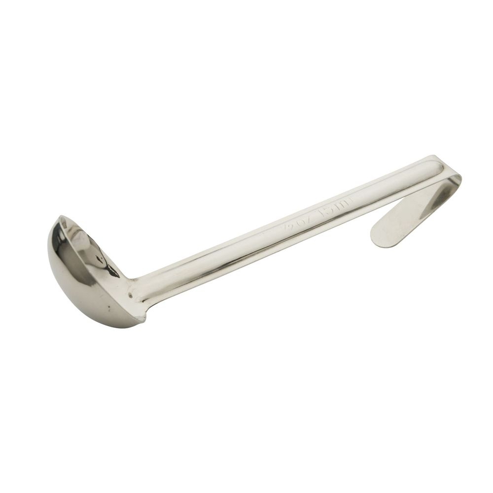 Winco LDI-05SH Stainless Steel One Piece Ladle with 6 inch Handle, 0.5 Ounce Capacity