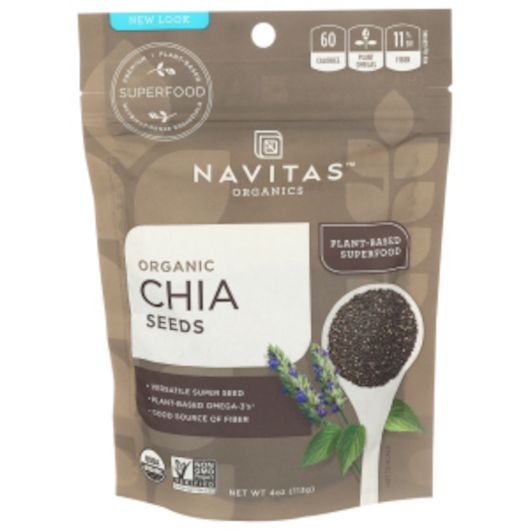 Navitas Organics Chia Seed, 4 Ounce -- 12 per case