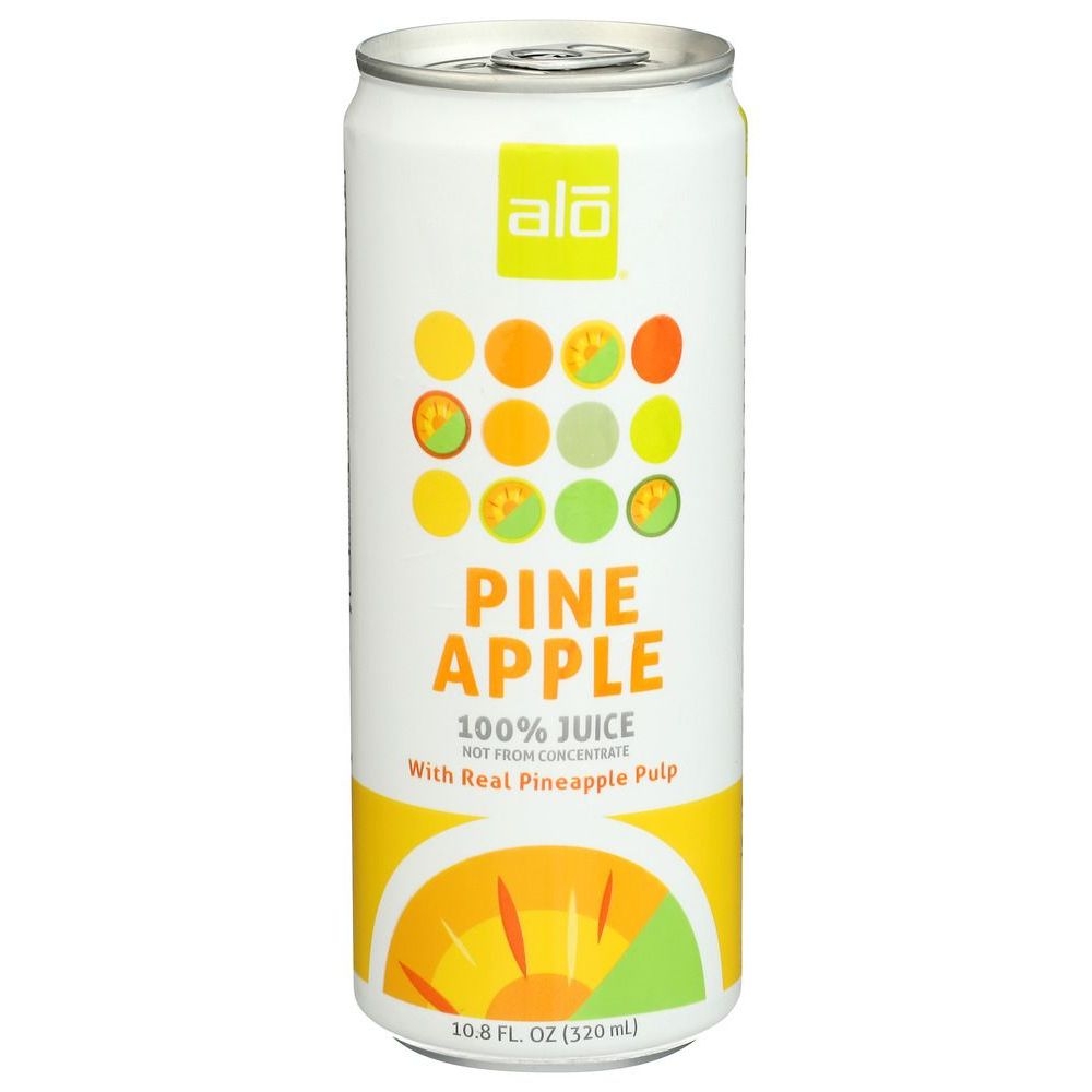 Alo Pineapple Juice with Pulp, 10.8 Fluid Ounce -- 12 per case