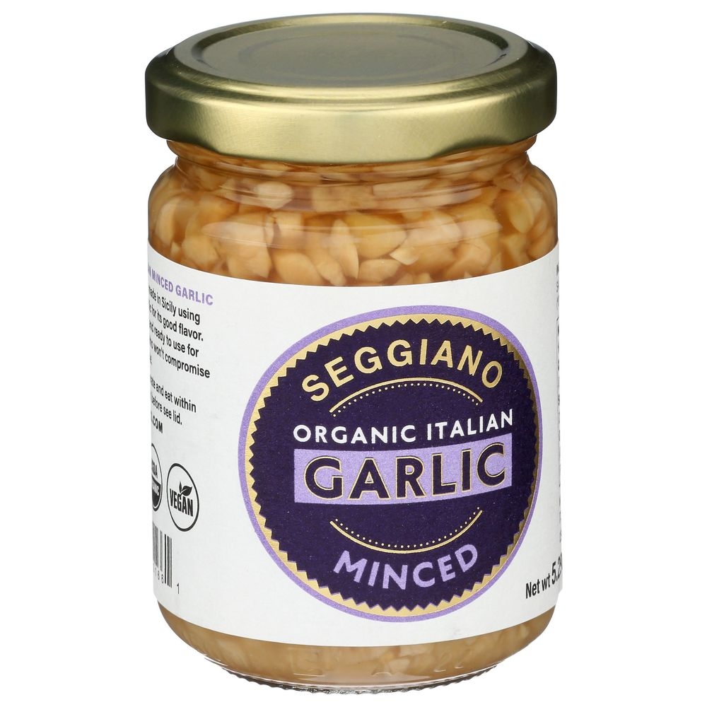 Seggiano Organic Italian Garlic Minced, 5.29 Ounce -- 6 per case