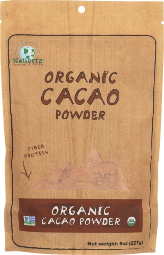 Natierra Organic Cacao Powder, 8 Ounce -- 6 per case