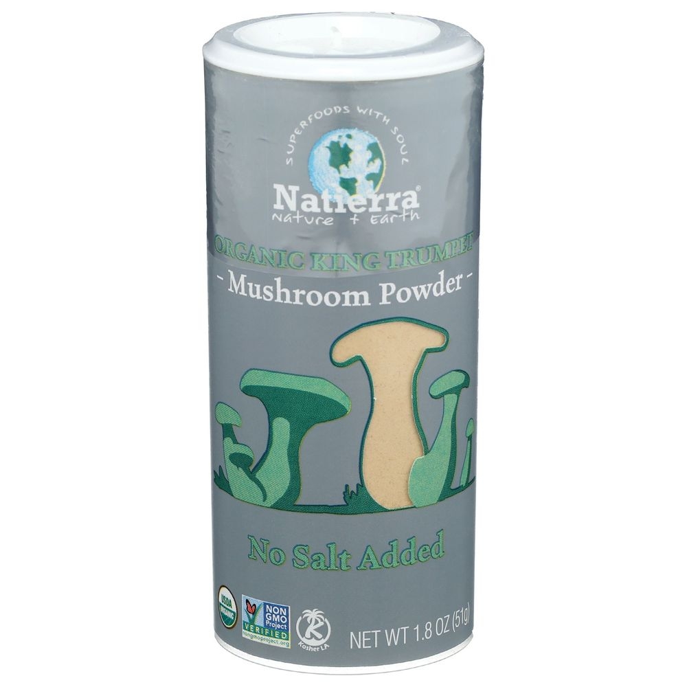 Natierra Organic King Trumpet Mushroom Powder, 1.8 Ounce -- 6 per case