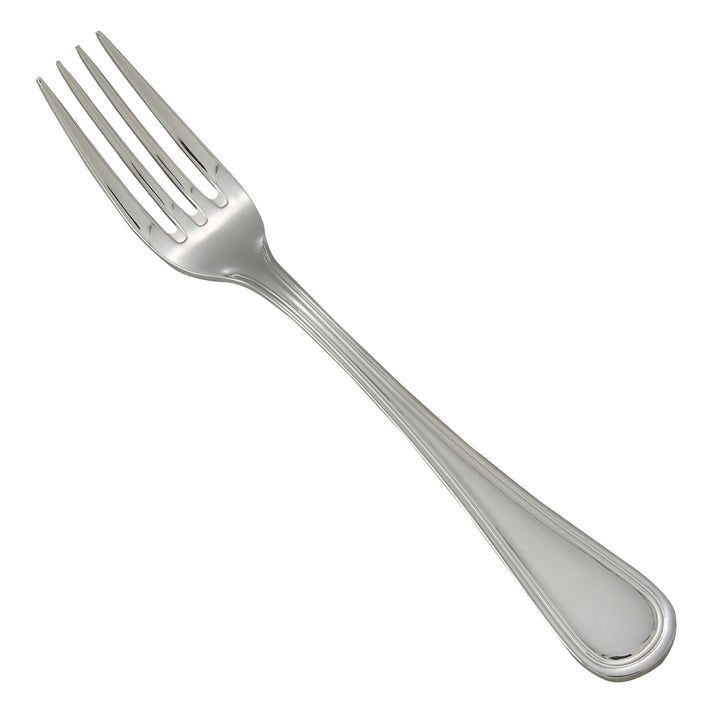 Winco Shangarila 18/8 Stainless Steel Extra Heavy Weight Dinner Fork, 7 1/4 inch -- 12 per case.