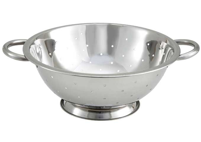 Winco Stainless Steel Colander, 3 Quart