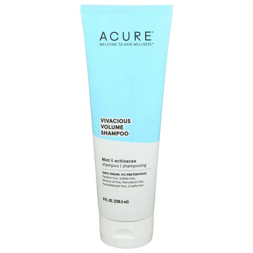 Acure Peppermint and Echinacea Vivacious Volume Shampoo, 8 Fluid Ounce