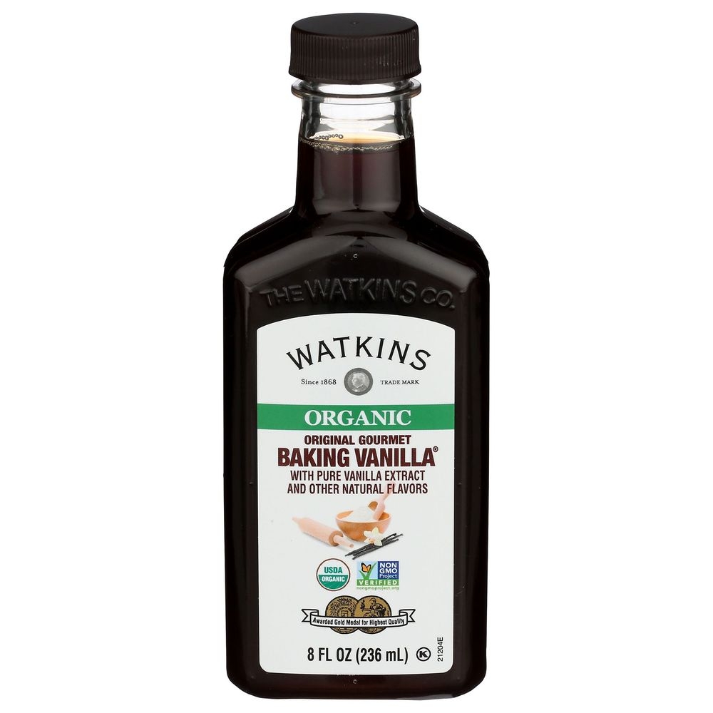 Watkins Organic Vanilla Extract, 8 Fluid Ounce -- 6 per case