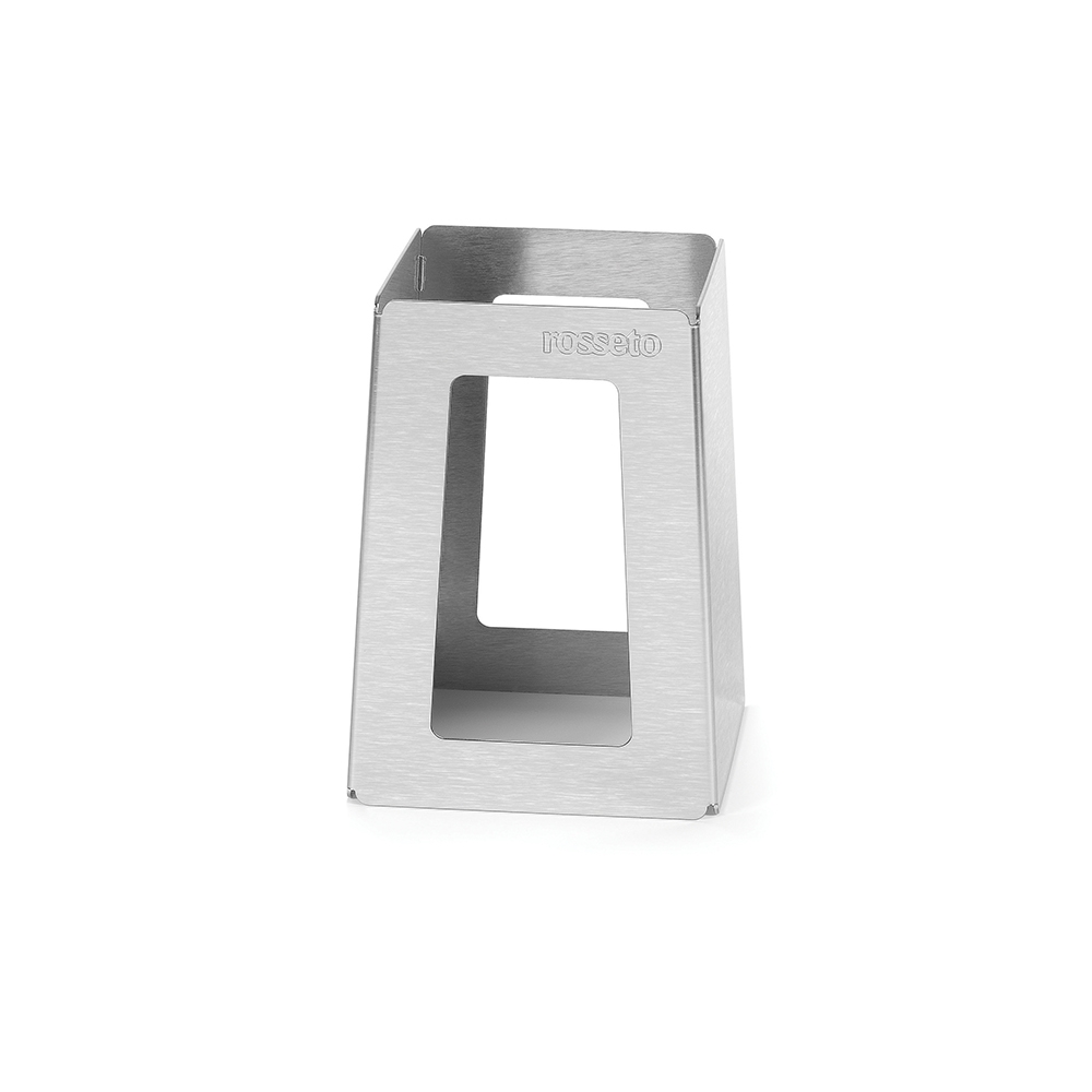 Rosseto Short Pyramid Stainless Steel Riser, 5 x 5 x 7 inch
