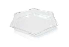 Rosseto Honeycomb Small Acrylic Ice Bath Cooler, 13.75 x 12 x 1.75 inch