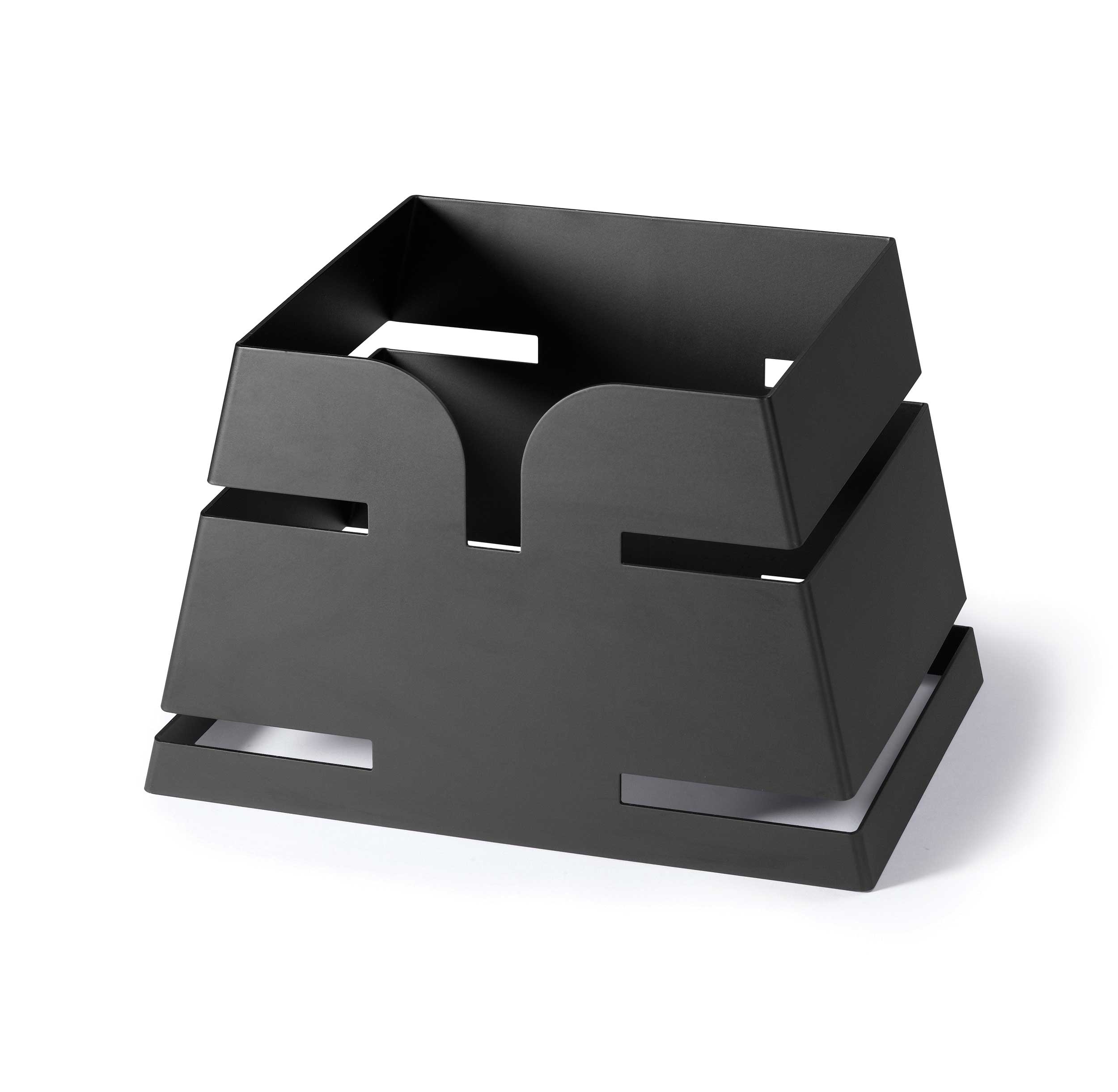Rosseto Small Pyramid Black Matte Skycap Riser, 10.25 x 7 x 6.5 inch