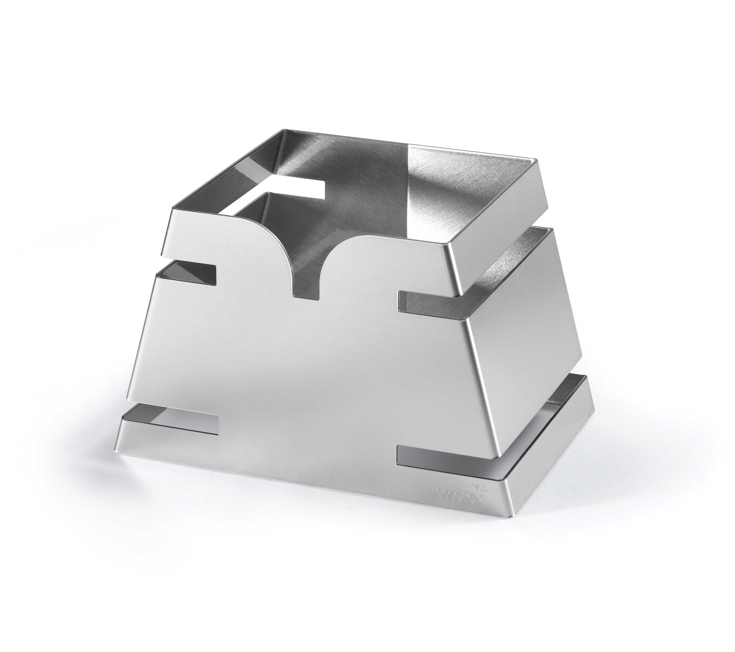 Rosseto Small Pyramid Stainless Steel Skycap Riser, 10.25 x 7 x 6.5 inch